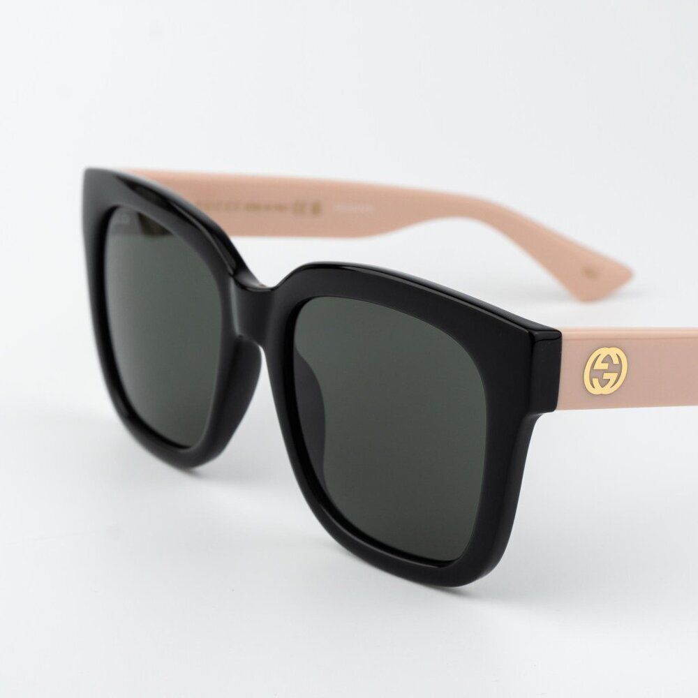 Gucci Women Sunglasses Black / Pink Grey Square GG1338S 006 NEW AUTHENTIC - Picture 8 of 14